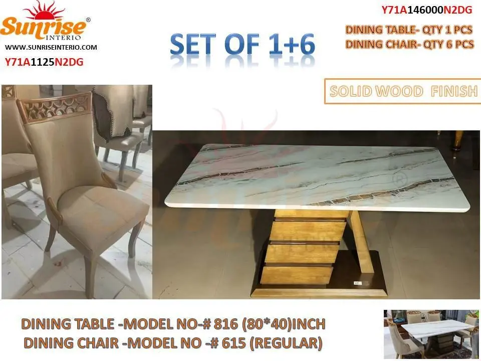 DINING TABLE (1+6)