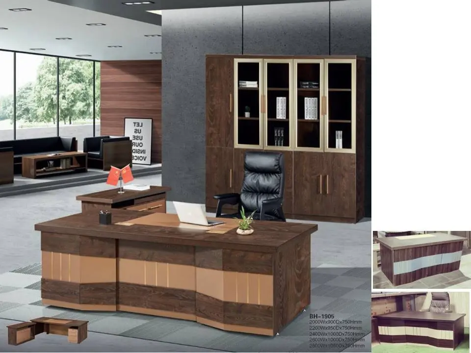 EXECUTIVE L SHAPE TABLE (5x2.5)