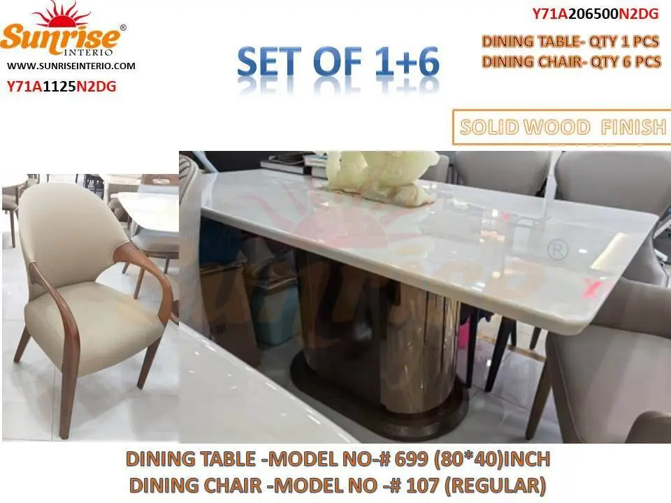 DINING TABLE (1+6)