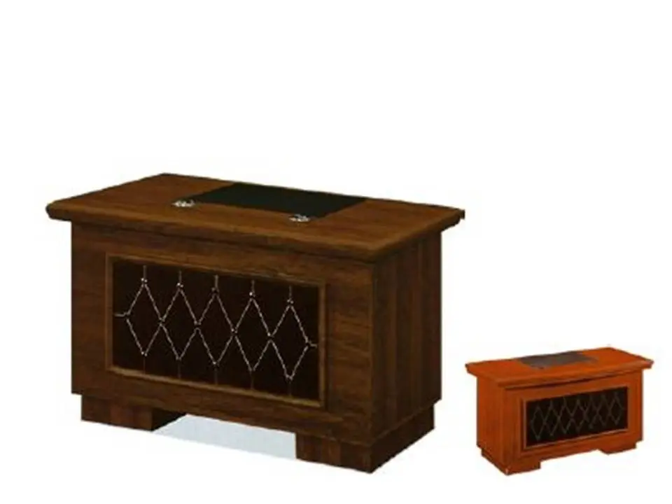 EXECUTIVE L SHAPE TABLE MDF POLISHED